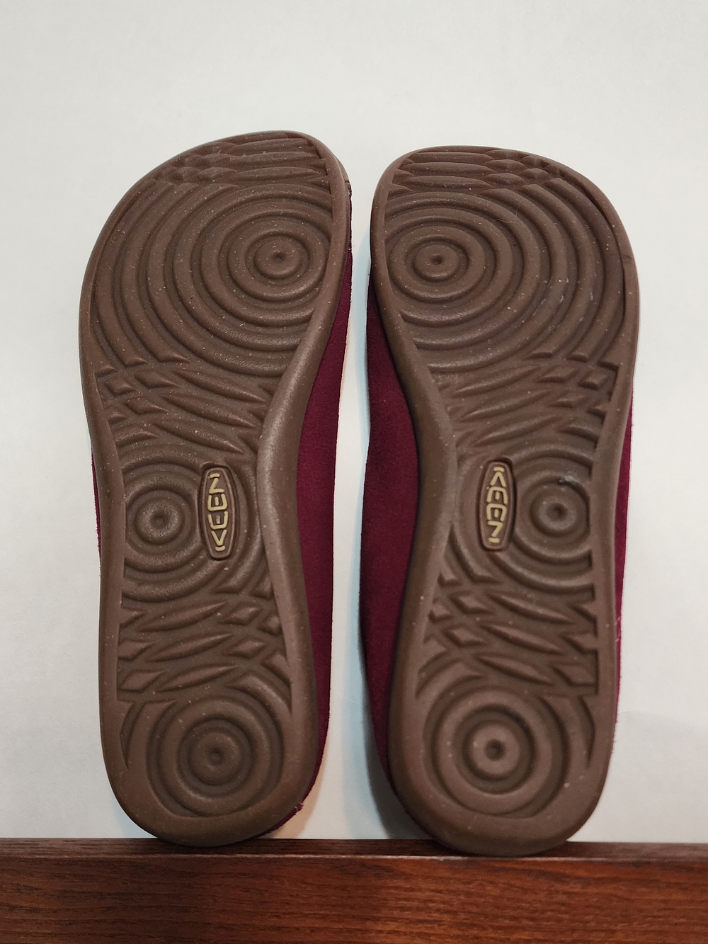Keen Women’s Burgundy Suede Ballet Flat - Picture 4 of 5